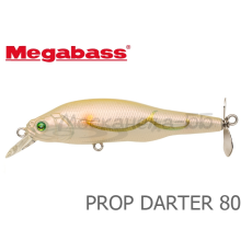 Воблер Megabass Prop Darter 80 цвет America Shirohitori