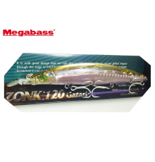 Воблер Megabass Zonk 120 Gataride Yoro-Yoro цвет HT Pin Gisu