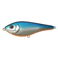 Воблер Джеркбейт Strike Pro Buster Swimbait Jr 105мм #C551E Blue Chrome (40гр)
