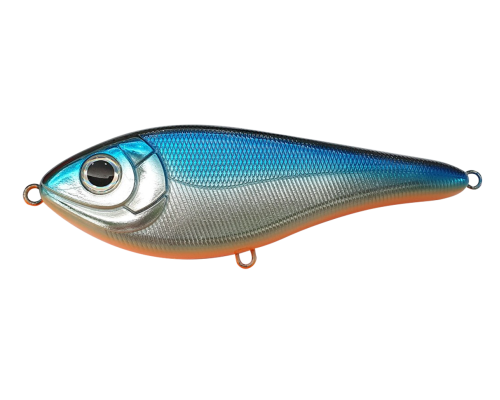Воблер Джеркбейт Strike Pro Buster Swimbait Jr 105мм #C551E Blue Chrome (40гр)