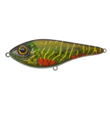 Воблер Джеркбейт Strike Pro Buster Swimbait Jr 105мм #C755G-UV Green Motoroil Pike UV (40гр)