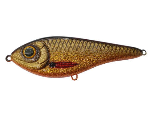 Воблер Джеркбейт Strike Pro Buster Swimbait Jr 105мм #C768 Golden Roach (40гр)