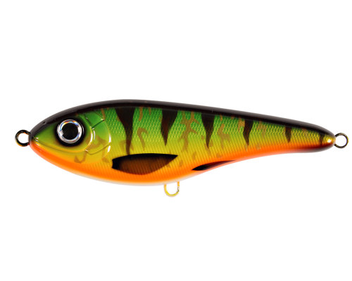 Воблер Джеркбейт Strike Pro Buster Swimbait Jr 105мм #CWC017 Green Tiger (40гр)