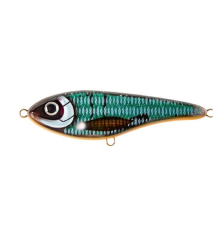 Воблер Джеркбейт Strike Pro Buster Swimbait Jr 105мм #CWC042 Cosmic Blue (40гр)
