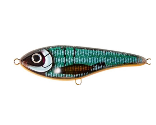 Воблер Джеркбейт Strike Pro Buster Swimbait Jr 105мм #CWC042 Cosmic Blue (40гр)
