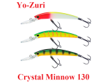 Воблер Yo-Zuri Crystal Minnow Dd 130F