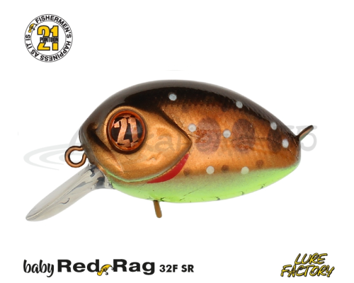Воблер PONTOON 21 Baby Red Rag 32F-SR цвет 729