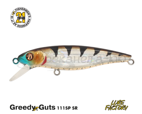 Воблер Pontoon21 GreedyGuts 111SP-SR цвет 407