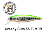 Воблер Pontoon21 Greedy Guts 55 F-Mdr