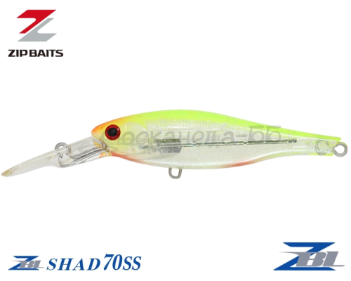 Воблер ZipBaits ZBL Shad 70SS цвет 476