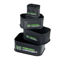 Емкость для прикормки и насадки Feeder Concept Eva 5 шт. набор, 27х17х10см