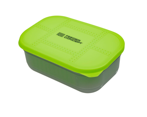 Коробка рыболовная с крышкой и лотком Feeder Concept Feeder Bait Box, 17×11.5×6.5см
