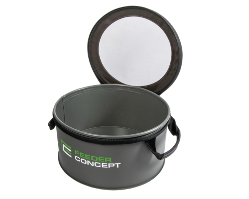 Ведро для прикормки и насадки Feeder Concept Eva Worm & Groundbait Bucket, 12л
