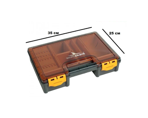Коробка-органайзер рыболовный MBM-35180A 35х25х8 см