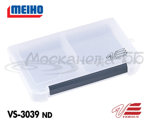 Коробка для приманок Versus VS-3039ND-CL 275*187*43, прозр.