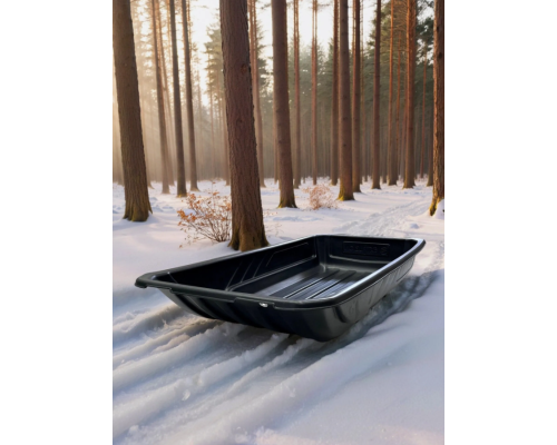 Сани волокуши С-6 LUXE (143х73х25 см) с люверсами