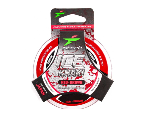 Леска Intech Ice Khaki Red-Brown 30м
