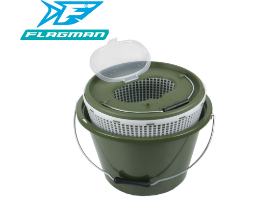 Кан рыболовный для живца Flagman 12 литров