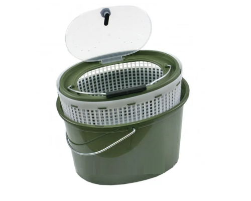 Кан рыболовный для живца Три Кита КО-8 8 литров