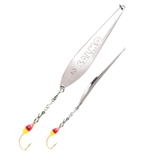 Блесна вертикальная зимняя Lucky John S-2-Z-S с цепочкой и крючком, 3.5гр