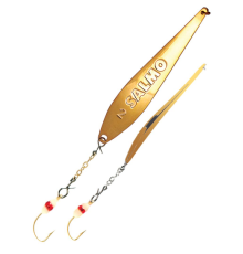 Блесна вертикальная зимняя Lucky John S-3-Z-G с цепочкой и крючком, 6.5гр