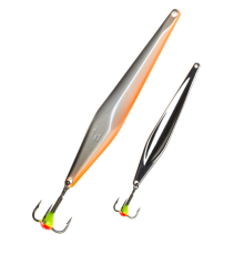 Блесна вертикальная зимняя Lucky John Shiner-M с тройником, 3.1 гр, 45 мм