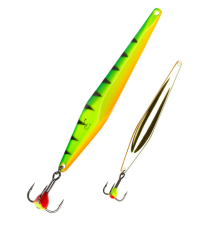 Блесна вертикальная зимняя Lucky John Shiner-T с тройником, 3.1 гр, 45 мм