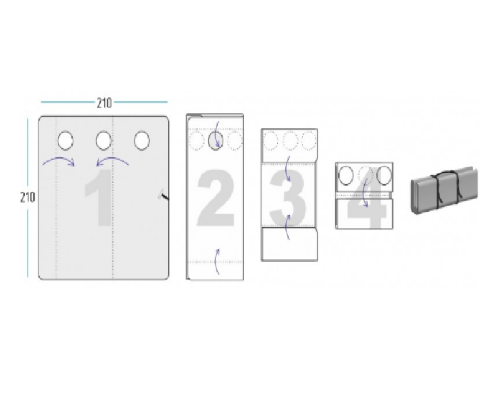 Дно гидро-термоизоляционное Лотос Куб 3 (210х210) с фланцами