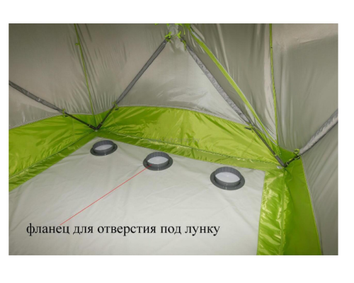 Дно гидроизоляционное ЛОТОС КУБ 3 (210х210) с отверстиями под лунки (в сборе с фланцами)