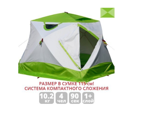 Палатка зимняя Лотос Куб 4 Компакт 260x210x188 см