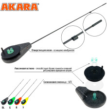 Зимняя удочка Akara BRZ 27см 1-6гр