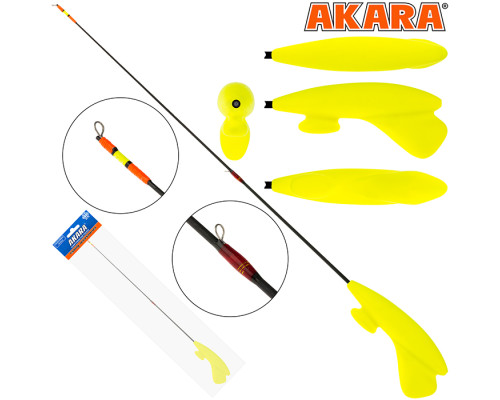 Зимняя удочка Akara Lucky Punch F360 с кольцами