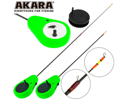 Зимняя удочка Akara SK-2T 41см 2-8гр