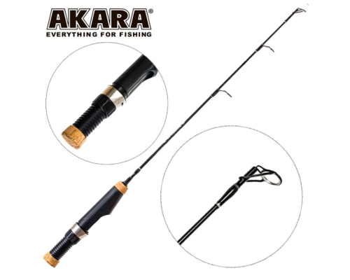 Удочка зимняя Akara Zander Hard тест: 10-40, 71 см