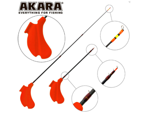 Зимняя удочка Akara Lucky Punch HLTC-3 51см 1.5-7гр, телескопическая