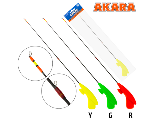 Зимняя удочка Akara Lucky Punch F360 с кольцами