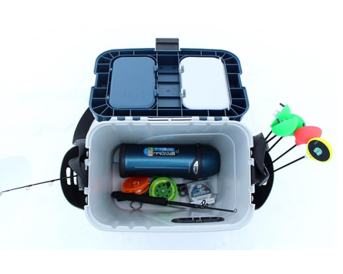 Ящик зимний Salmo 1870-К 2-х ярусный с карманами