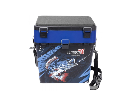 Ящик зимний рыболовный Helios Ice Fishing, 19л